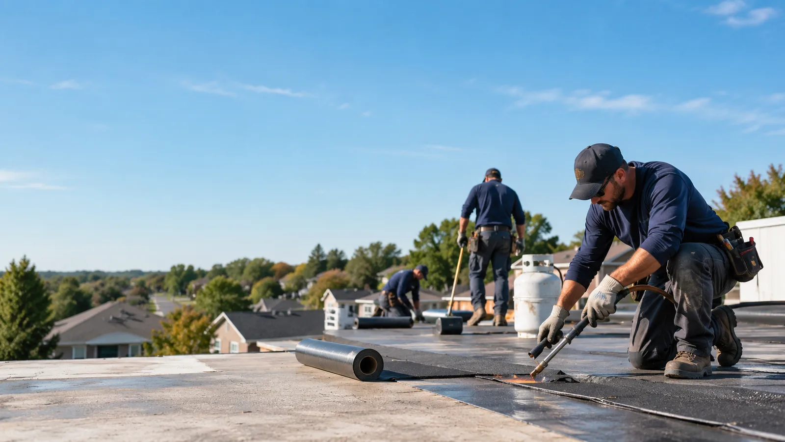 Flat Roof Leak Repair providers in Renault, IL